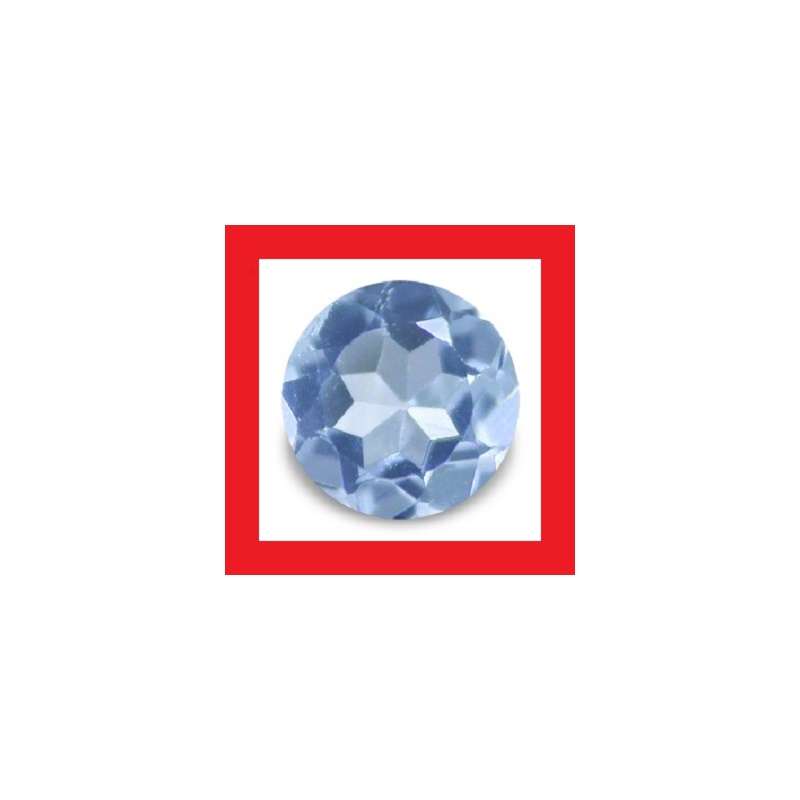 Aquamarine [Africa] - Faceted Round Shape - 0.07cts