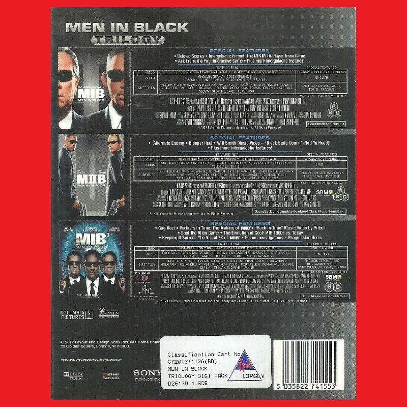 BluRay - Men In Black Trilogy