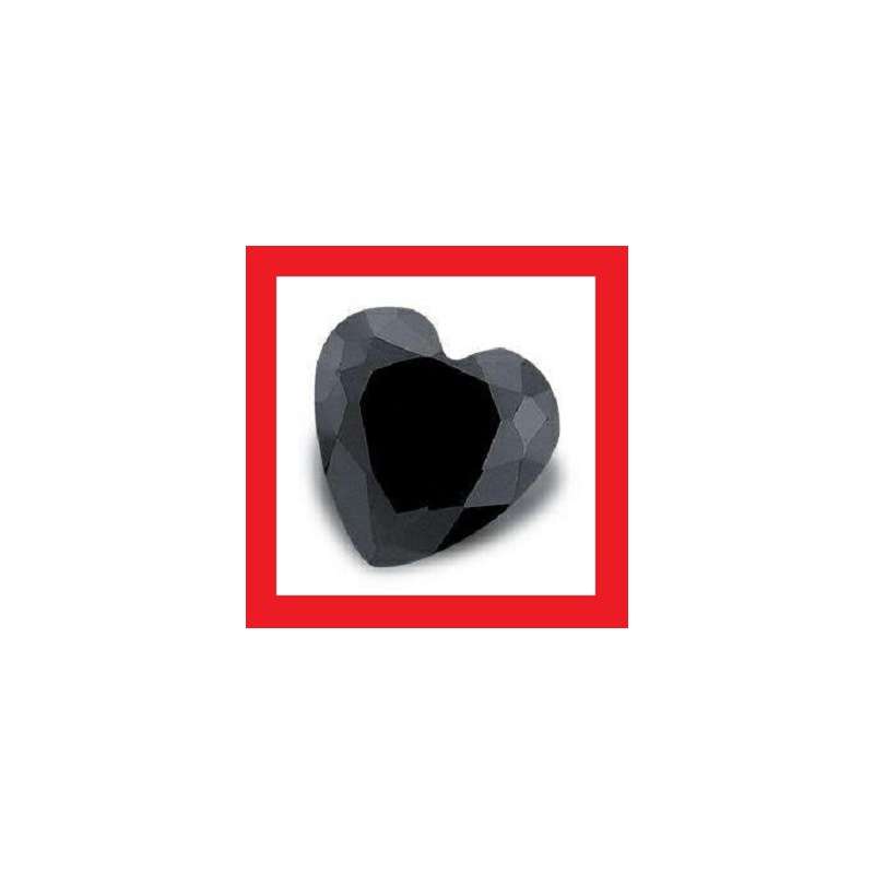 Cubic Zirconium - Faceted Heart Shape - 1.47cts