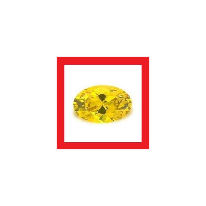 Cubic Zirconium - Faceted Oval Shape - 1.29cts
