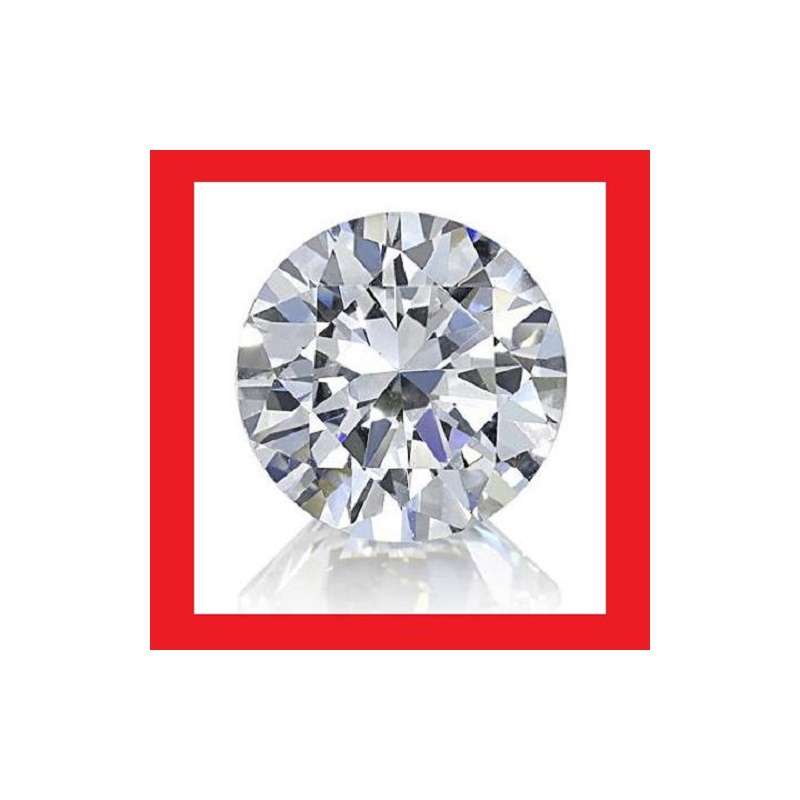 Cubic Zirconium - Faceted Round Shape - 1.16cts