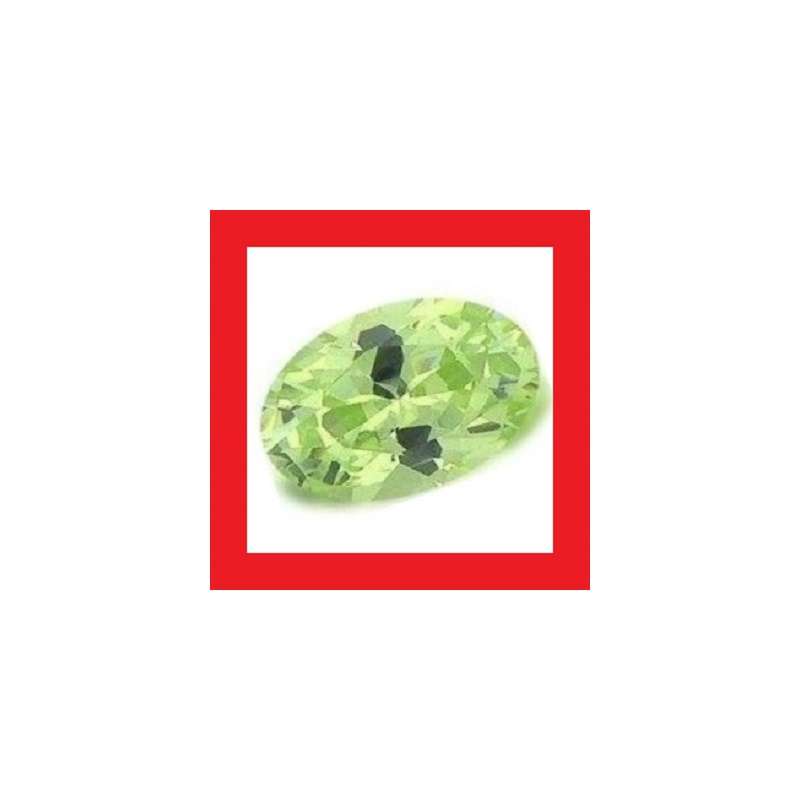 Cubic Zirconium - Faceted Oval Shape - 0.75cts