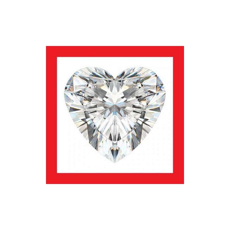 Cubic Zirconium - Faceted Heart Shape - 4.81cts