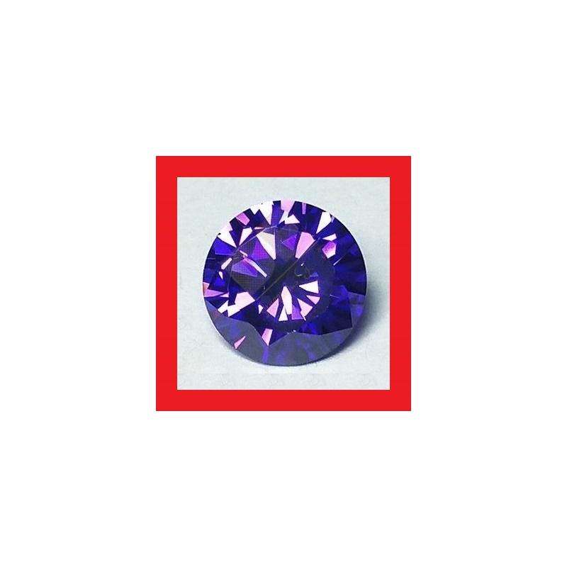 Cubic Zirconium - Faceted Round Shape - 4.67cts