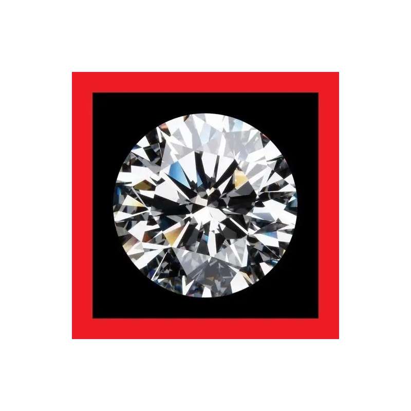 Diamond [Simulated] - Faceted Round Shape - 4.78cts