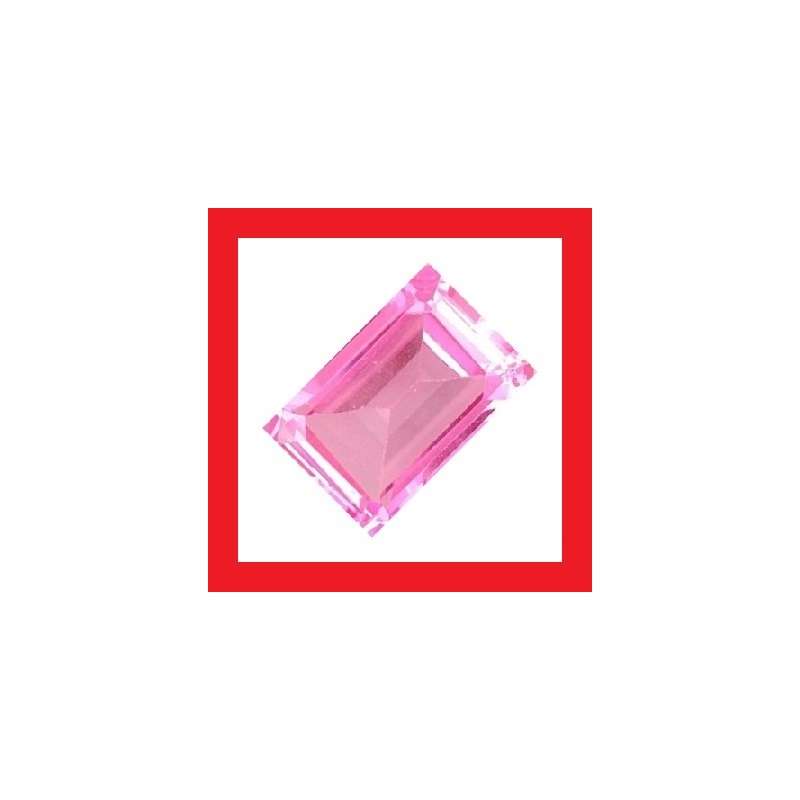 Cubic Zirconium - Faceted Rectangle Shape - 1.24cts