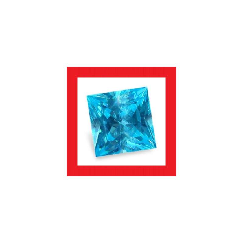 Cubic Zirconium - Faceted Square Shape - 0.26cts To 0.30cts - Parcel Of Two