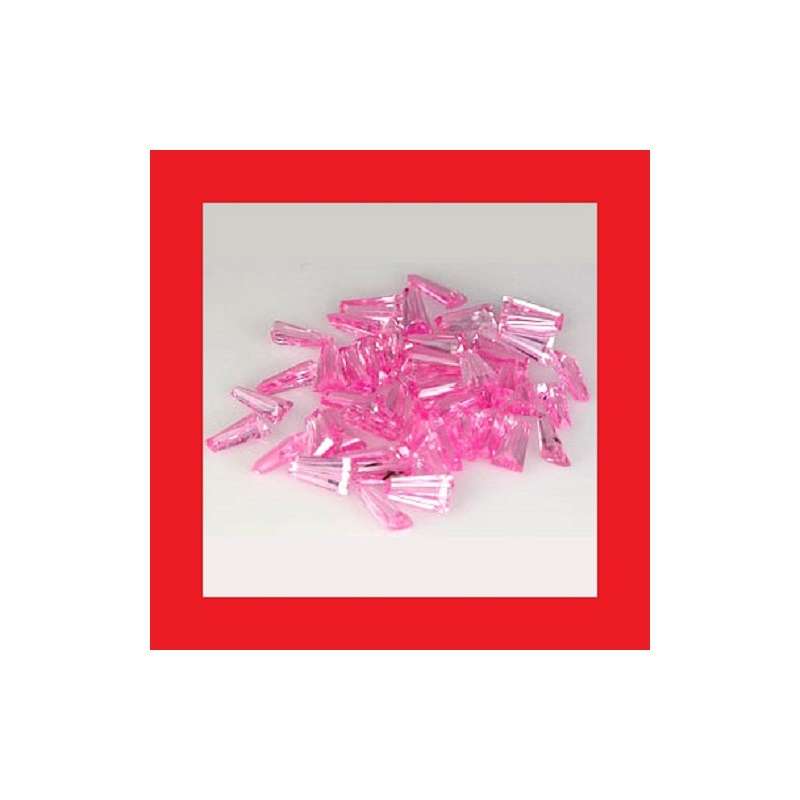 Cubic Zirconium - Faceted Taper Rectangle Shape - 0.14cts To 0.26cts each