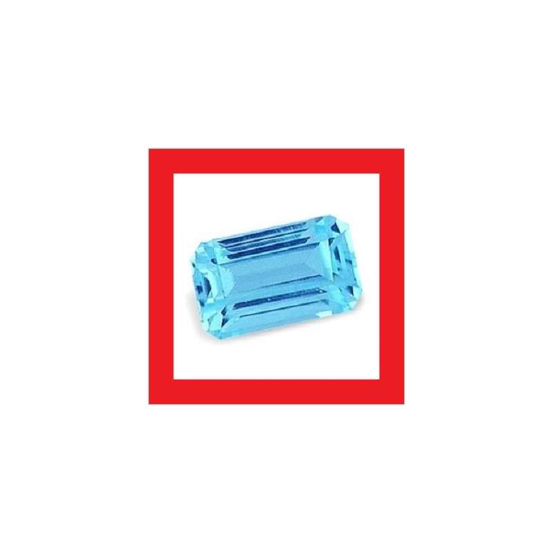 Cubic Zirconium - Faceted Rectangle Shape - 0.55cts