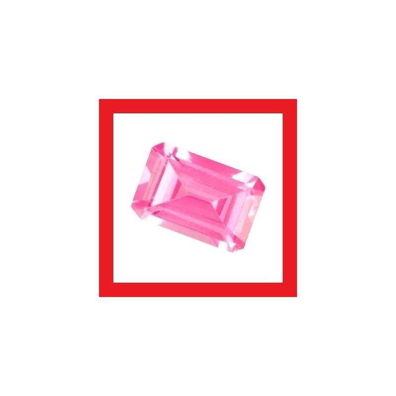 Cubic Zirconium - Faceted Rectangle Shape - 1.18cts