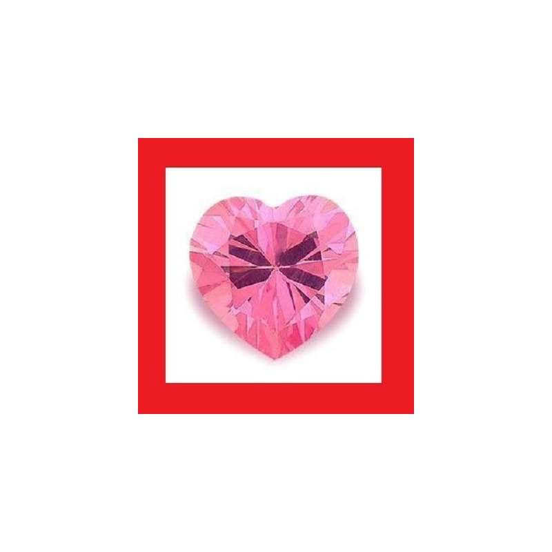 Cubic Zirconium - Faceted Heart Shape - 0.40cts To 0.49cts