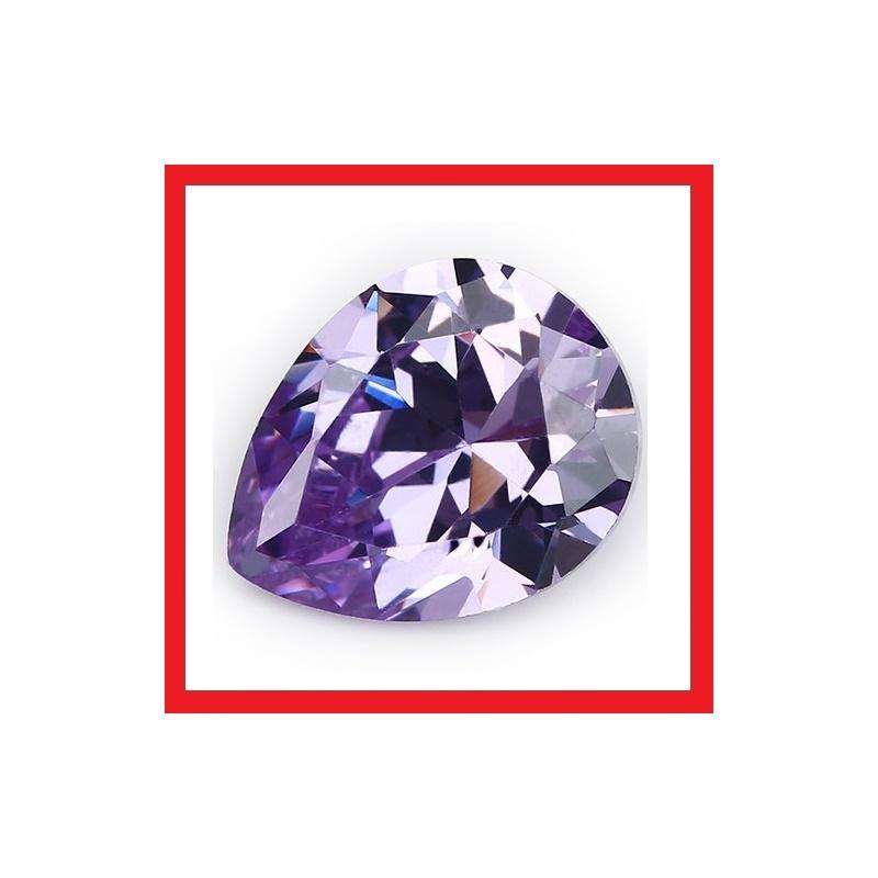 Cubic Zirconium - Faceted Pear Shape - 3.25cts