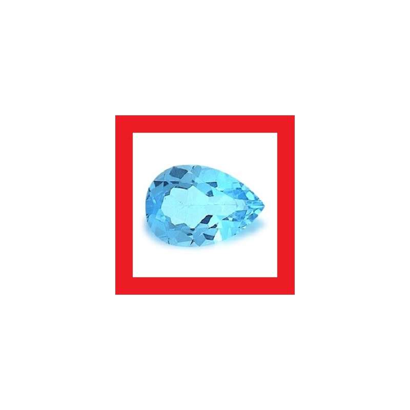 Cubic Zirconium - Faceted Pear Shape - 0.61cts