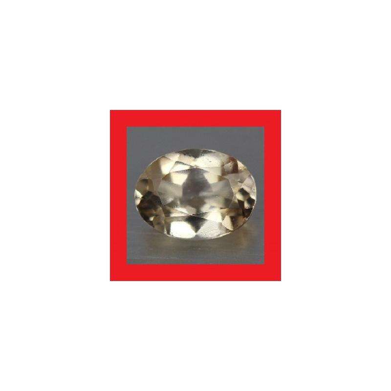 Cubic Zirconium - Faceted Oval Shape - 2.10cts