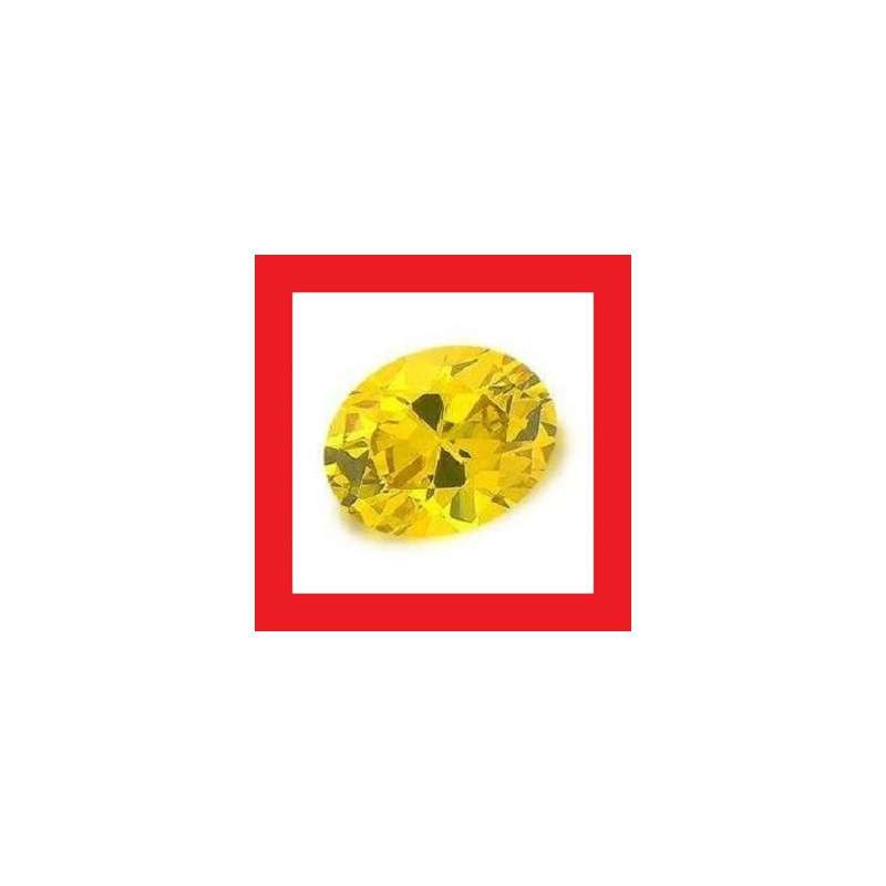 Cubic Zirconium - Faceted Oval Shape - 1.36cts