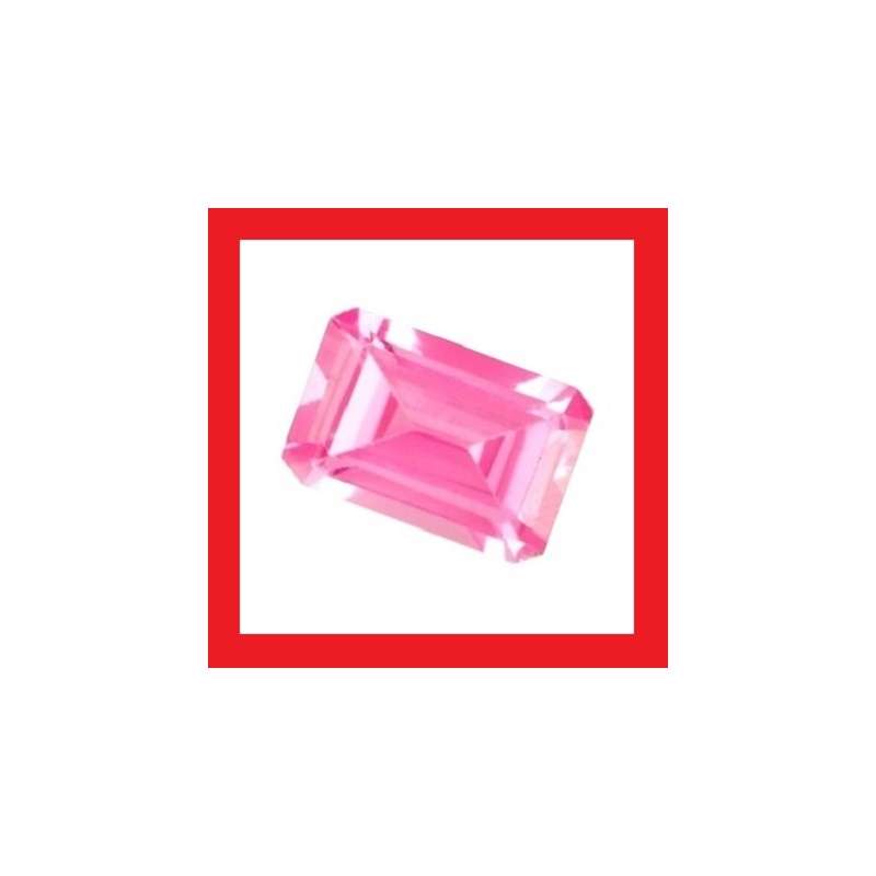 Cubic Zirconium - Faceted Rectangle Shape - 1.16cts
