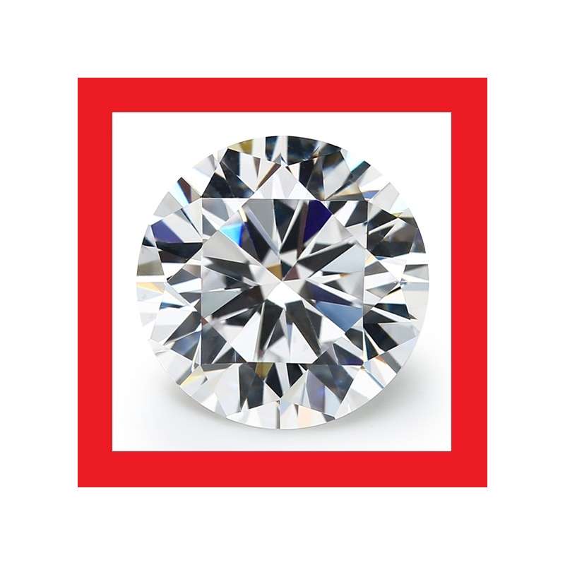 Cubic Zirconium - Faceted Round Shape - 11.19cts