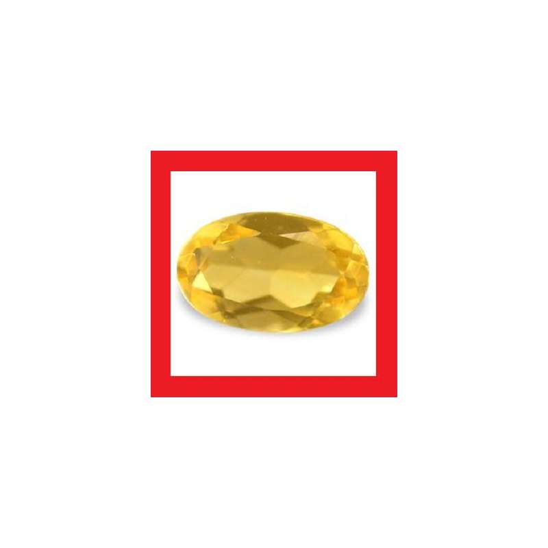 Citrine [Brazil] -  Faceted Oval Shape - 0.24cts