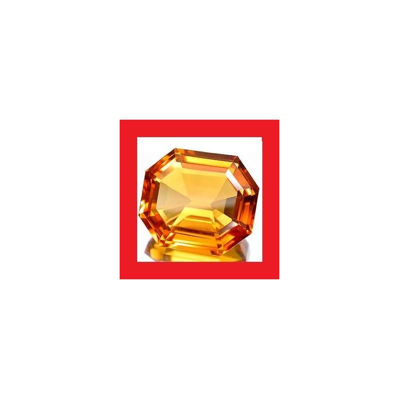 Citrine -  Faceted Octagon Shape - 47.21cts