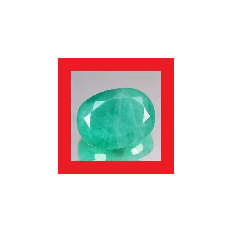 Emerald [Colombia] - Faceted Oval Shape - 3.70cts