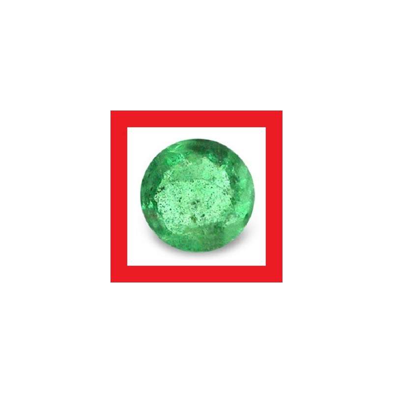 Emerald [Brazil] - Faceted Round Shape - +/-0.059cts