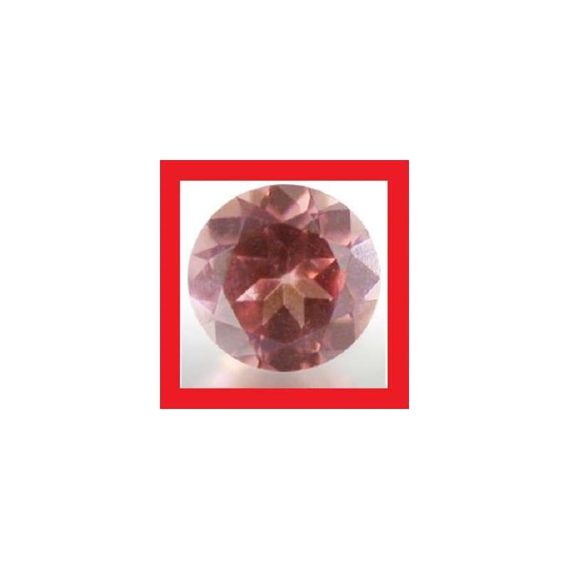 Imperial Garnet [Mozambique] - Faceted Round Shape - +/- 0.03cts [Parcel Of Five]