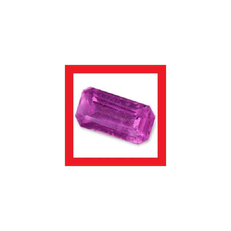 Garnet [Rhodolite Africa] - Faceted Rectangle Shape - 0.15cts