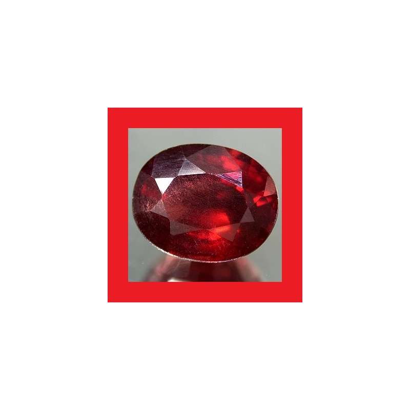Garnet [Tanzania, Africa] - Faceted Oval Shape - 3.695cts