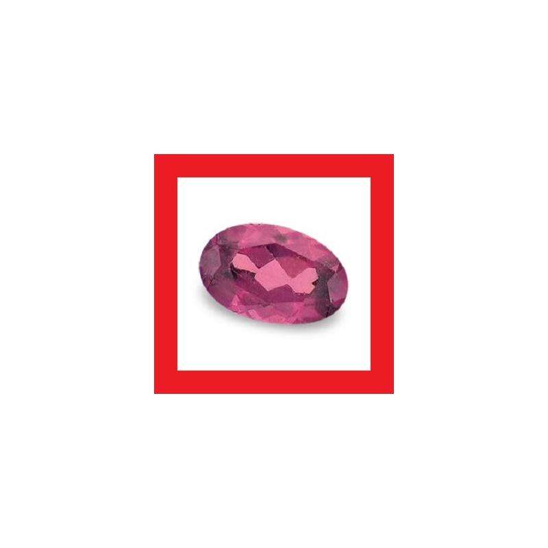 Garnet [Rhodolite Africa] - Faceted Oval Shape - 0.33cts