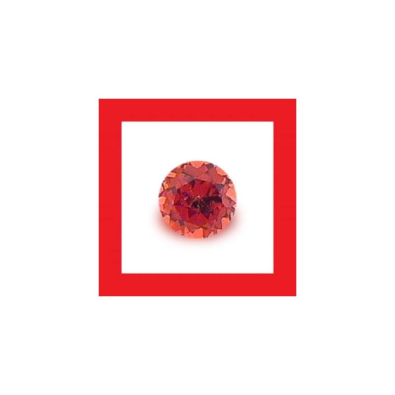 Garnet [Mozambique] - Faceted Round Shape - +/-0.06cts