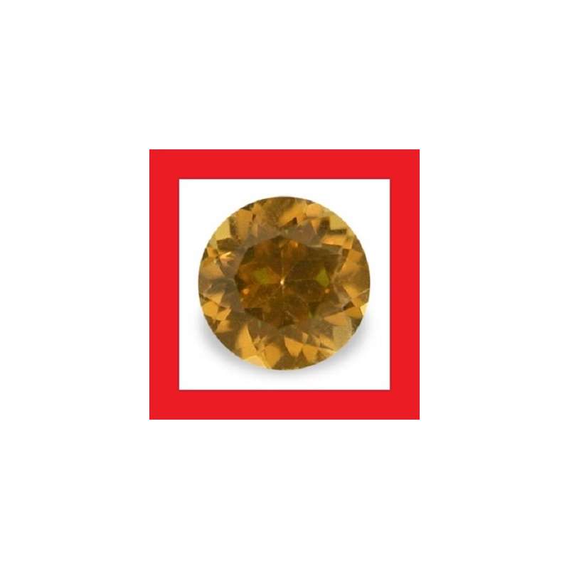 Garnet [Hessonite Africa] - Faceted Round Shape - 0.02cts To 0.03cts