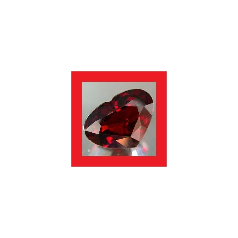 Garnet [Africa] - Faceted Heart Shape - 5.865cts