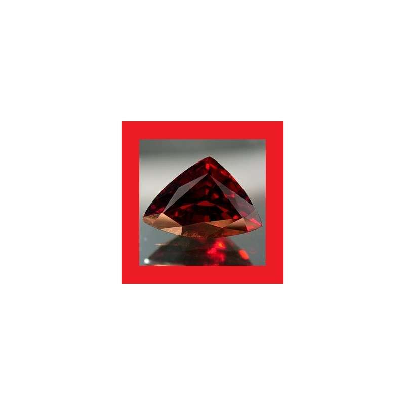 Garnet [Africa] - Faceted Triangle Shape - 2.505cts
