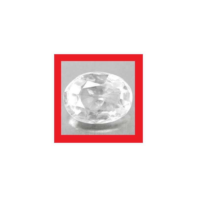Goshenite [Brazil] - Faceted Oval Shape - 0.905cts