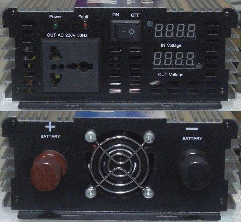 Solar Power Inverter 5000W Continuous Input 12V DC Output 220V AC