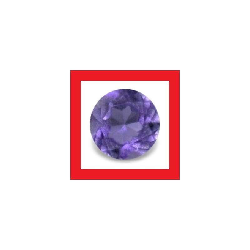 Iolite - Faceted Round Shape - 0.14cts