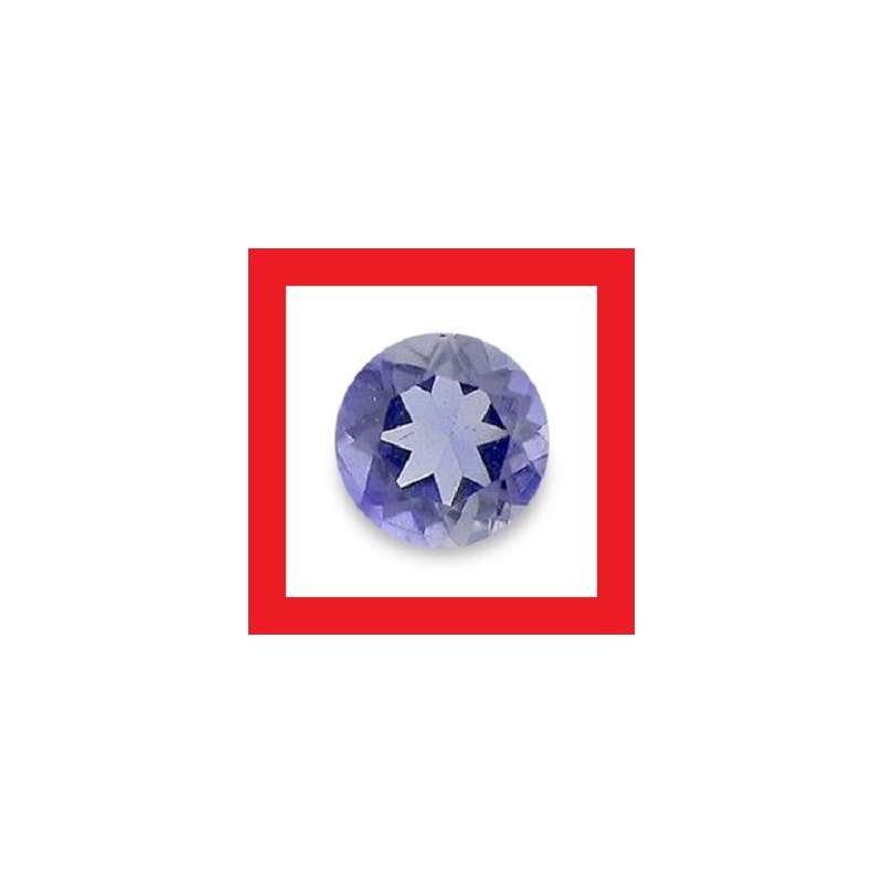 Iolite [Africa] - Faceted Round Shape - 0.145cts