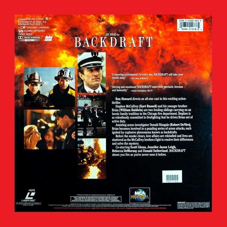 LaserDisc - Backdraft
