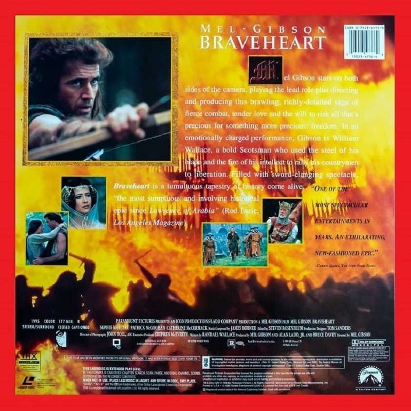 LaserDisc - Braveheart (1995)