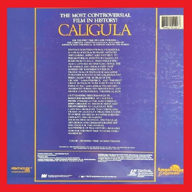 LaserDisc - Caligula (1979)