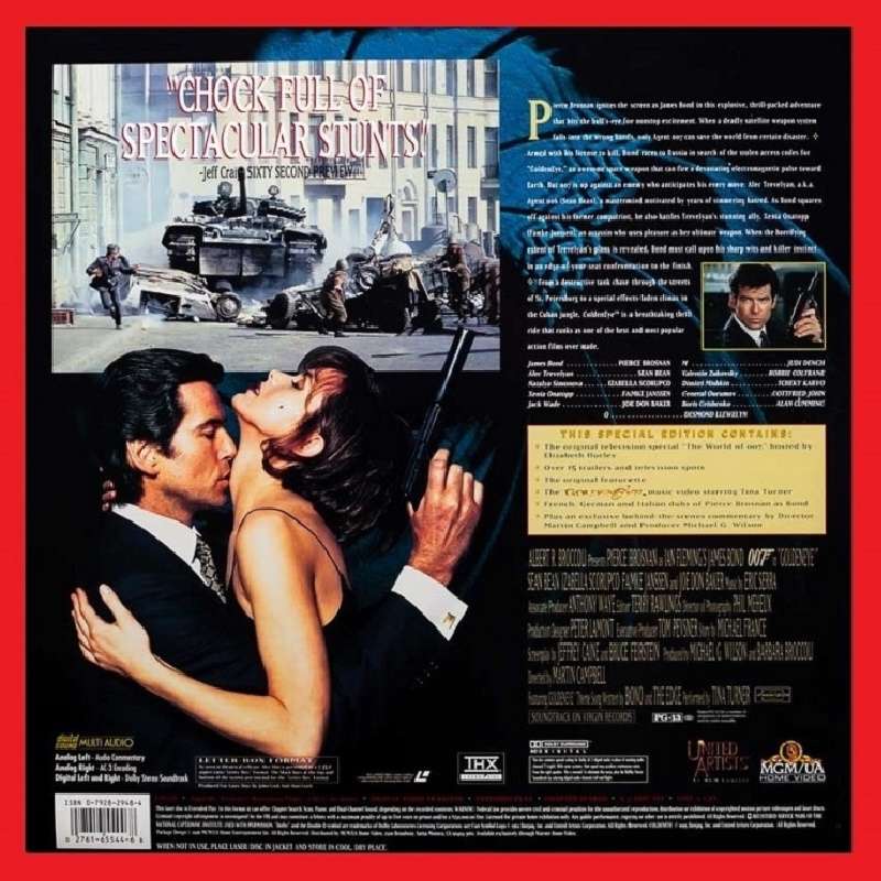 LaserDisc - Goldeneye (1995) (Letter-Box Edition)