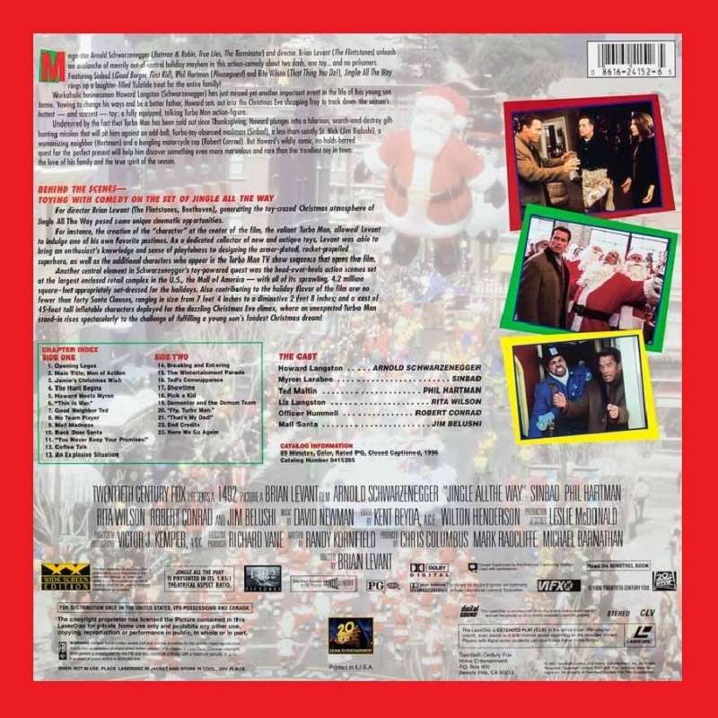 LaserDisc - Jingle All The Way (1996)