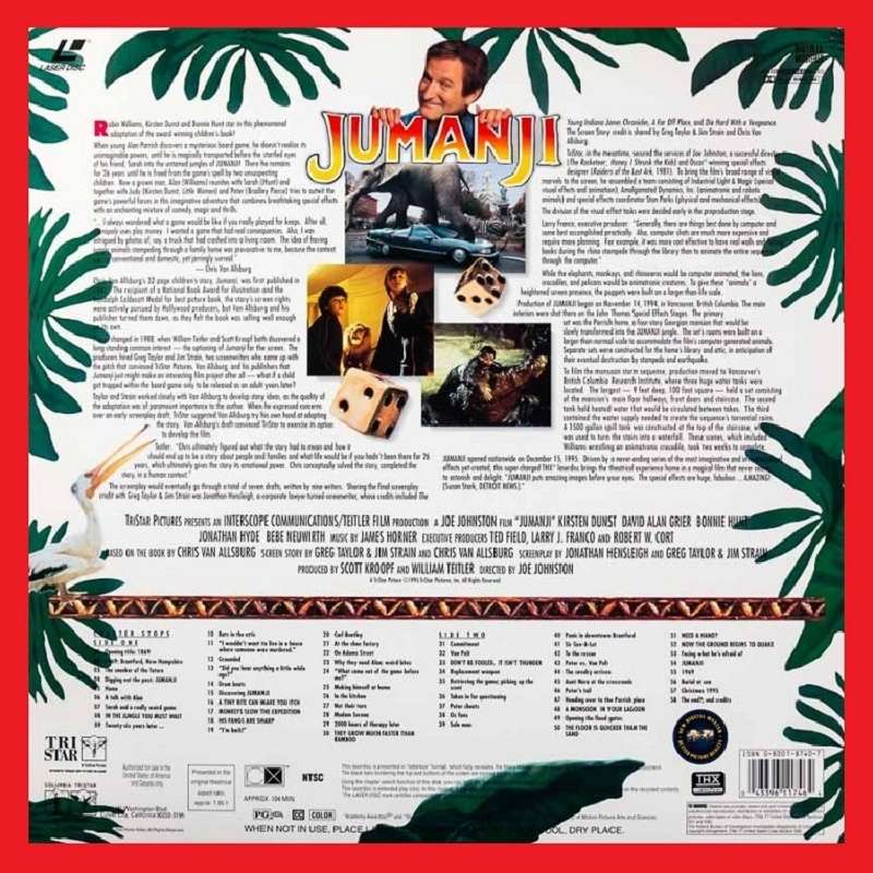 LaserDisc - Jumanji (1995)
