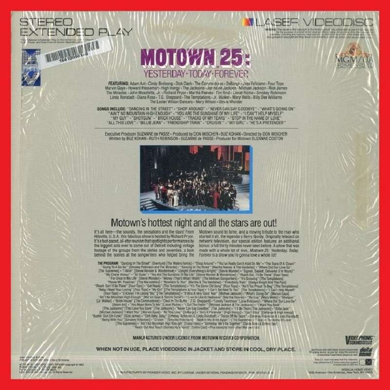 LaserDisc - Motown 25 (1983)