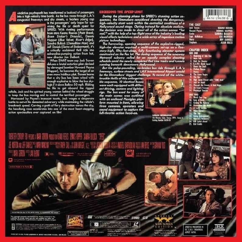 LaserDisc - Speed [Widescreen Edition]