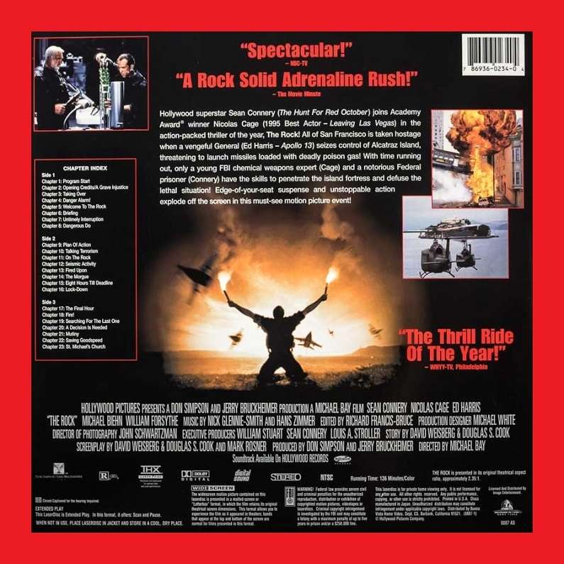LaserDisc - The Rock (1996)