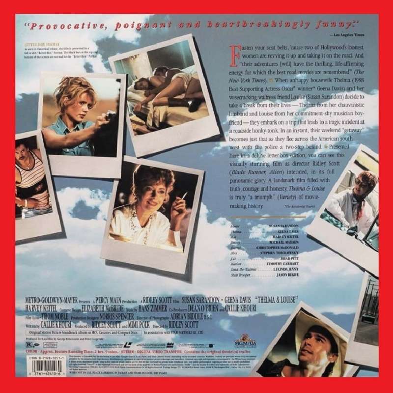 LaserDisc - Thelma & Louise (1991)