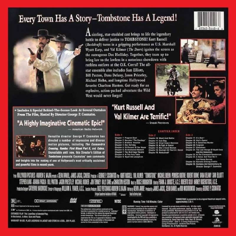 LaserDisc - Tombstone (1993)