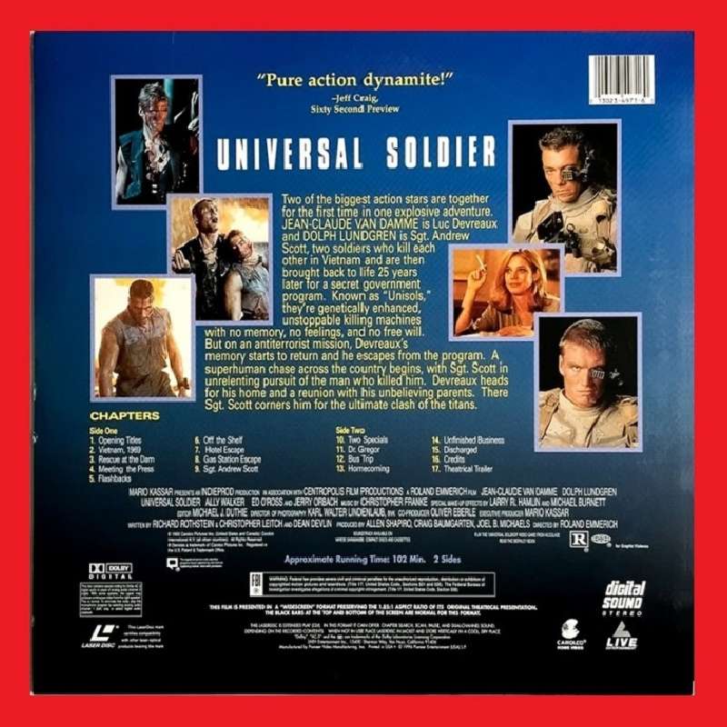 LaserDisc - Universal Soldier (1992) [Widescreen Edition]
