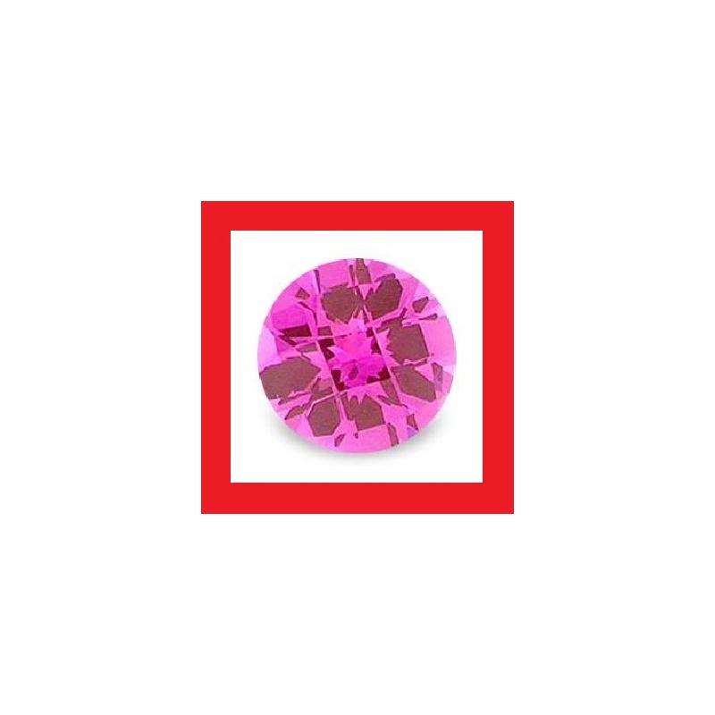 Sapphire [Created] - Faceted Round Shape - 0.45cts